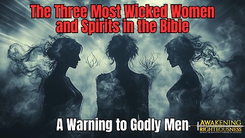 The Three Most Wicked Women and Spirits in the Bible | Warning to Godly Men Awakening Righteousness