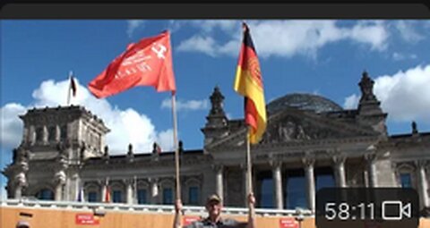 Kundgebung für die Entnazifizierung von Deutschland GG139 Reichstag Berlin