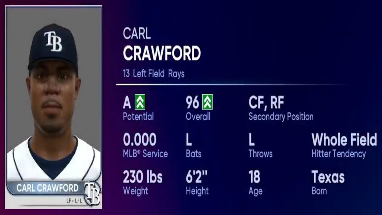 How To Create Carl Crawford Mlb The Show 22