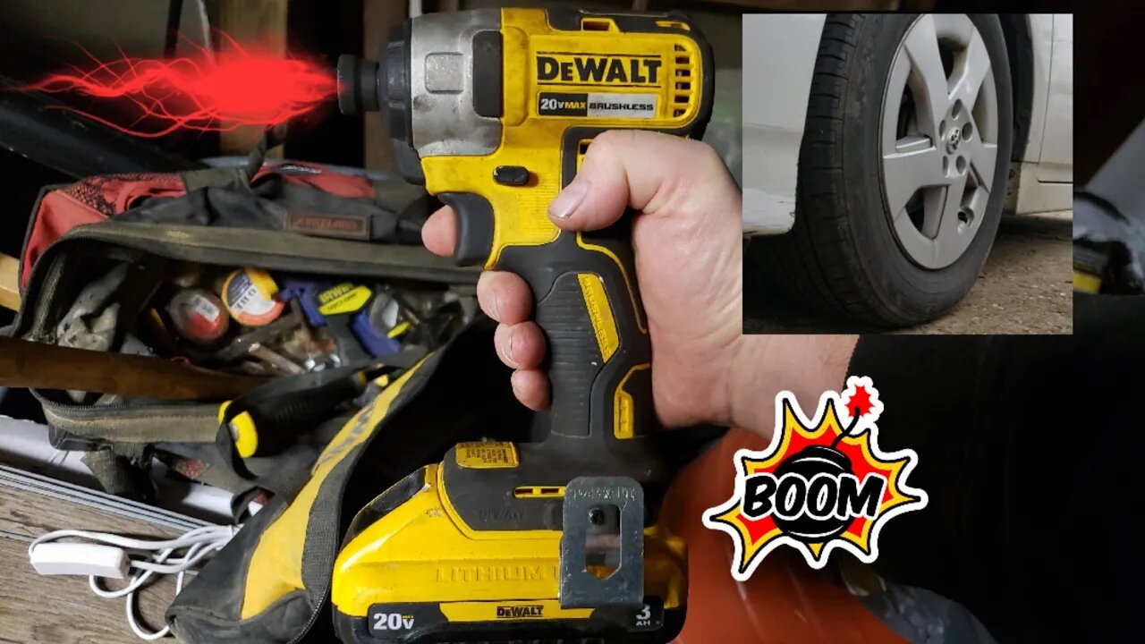 Will a dewalt impact driver remove lug nuts from a car tire.