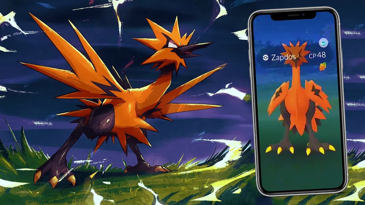 NÃO ACREDITO! Galarian Zapdos de 48 CP APARECEU e olha o que ACONTECEU!!! #Zapdos #galarianzapdos