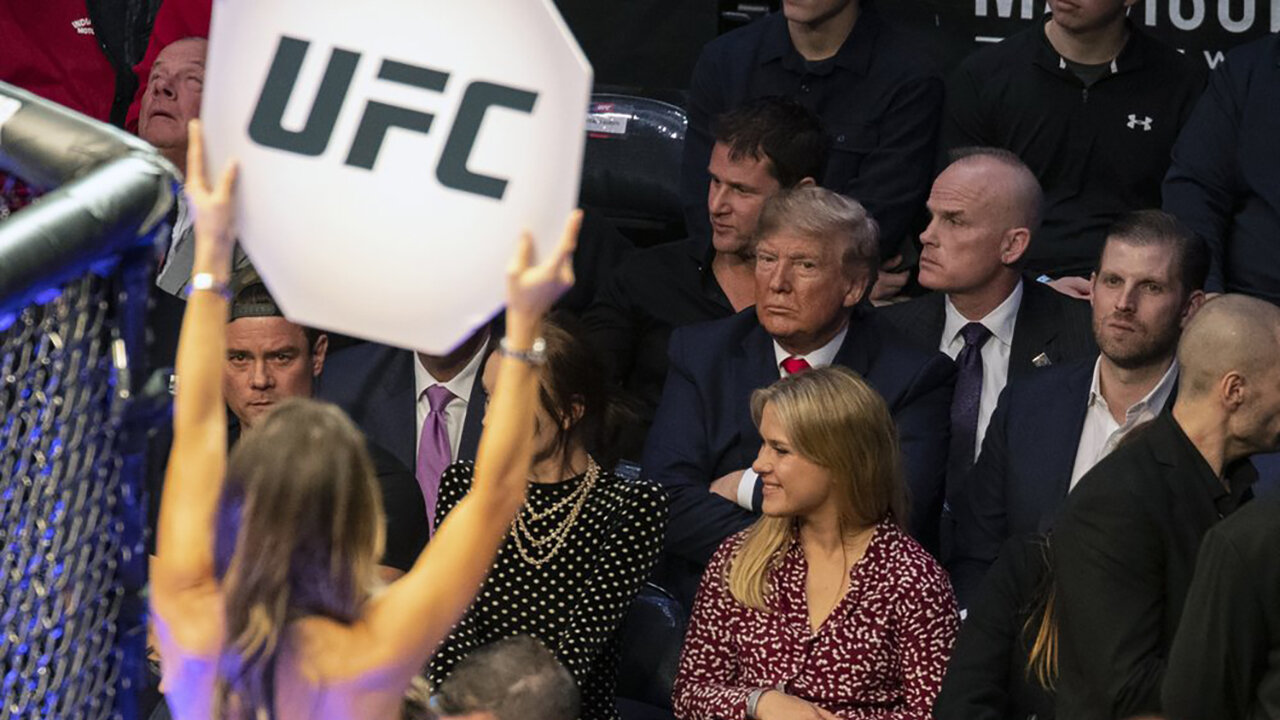 "LET'S GO BRANDON" chants break out at UFC 268 in blue state hellhole NY 😂😂😂