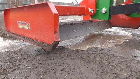 Land Plane First Use, Driveway Repair, Deere 1025R