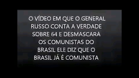 Brazilian communism built 50 years ago.