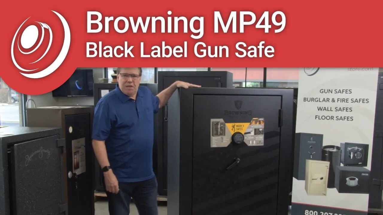 Browning MP49 Black Label Mark V Gun Safe Blackout with Dye the Safe Guy