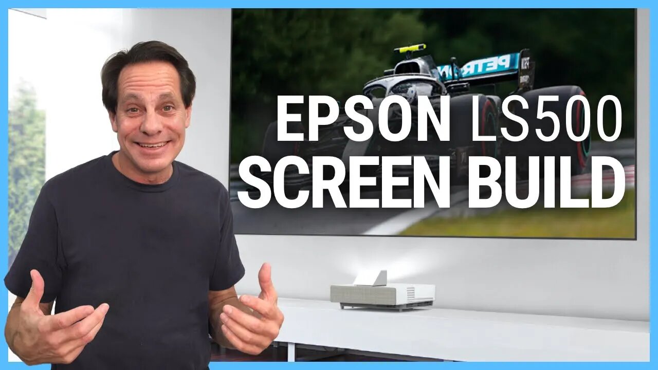 Epson LS500 UST Screen Build and Projector Alignment