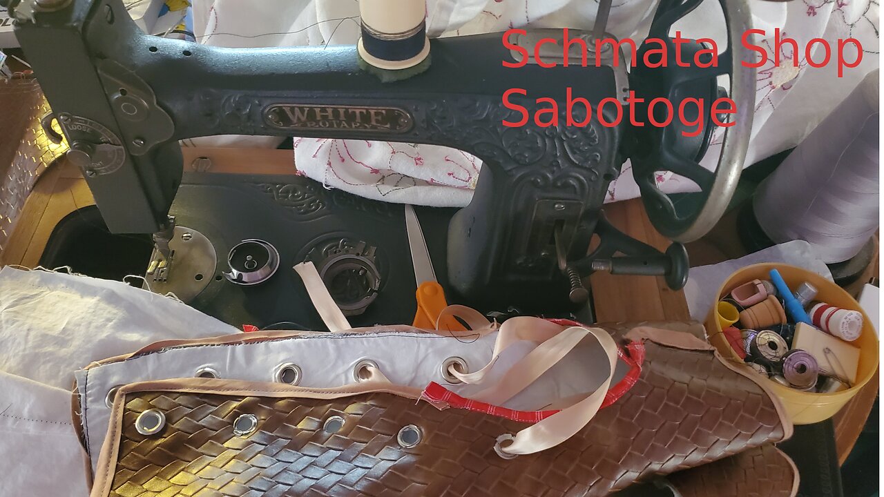 Sabotage at the Schmata Shop || Sunday Stitch & B*