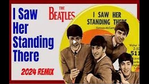 The Beatles 'I Saw Her Standing There' Excitement In The Mix! | New 2024 Remix, Lead Guitar Centered