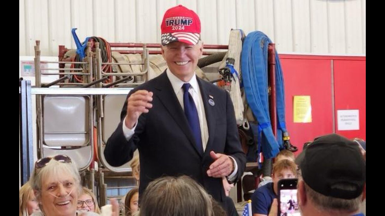 Crepid Joe ~Endorses Trump