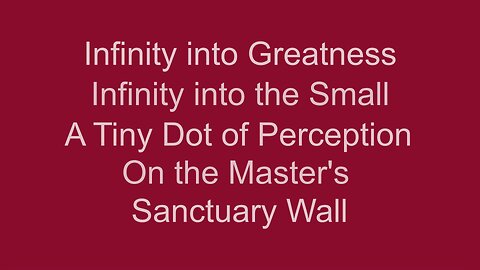 A Tiny Dot of Perception
