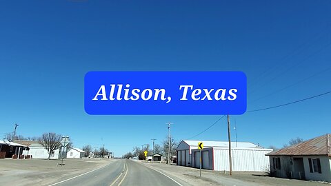 Allison Texas Driving Tour