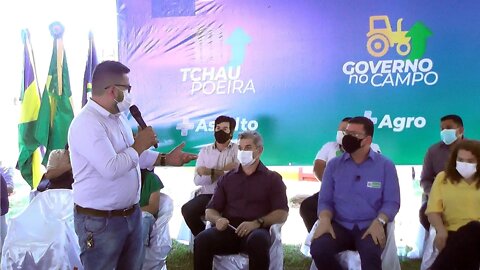 Presidente da Câmara Indiomárcio Pedroso participa do programa "Tchau Poeira" do Governo de RO