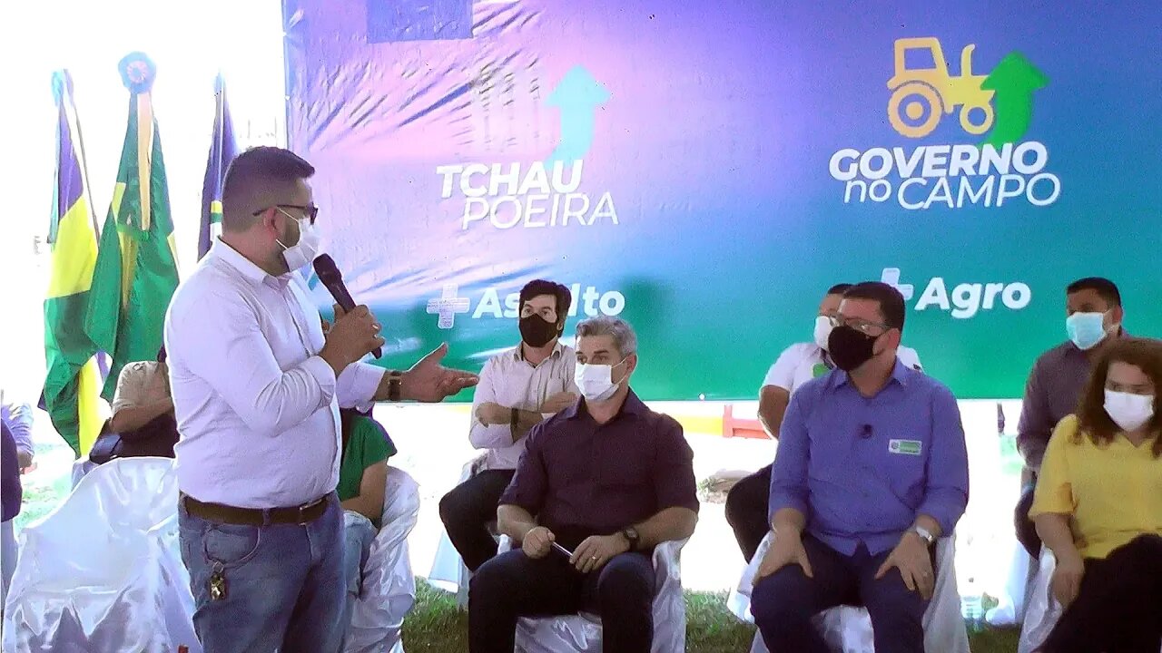 Presidente da Câmara Indiomárcio Pedroso participa do programa "Tchau Poeira" do Governo de RO