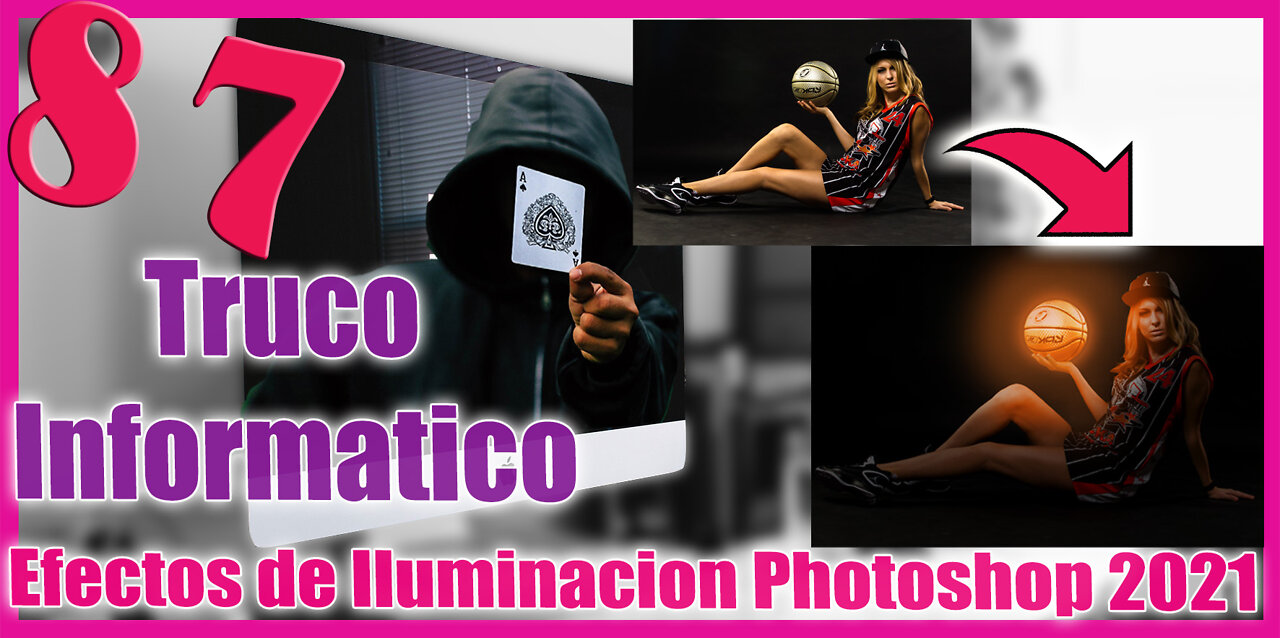 🆕 Lo que puedes hacer con Photoshop 2021 🔥 Efectos de Iluminación 🔥 Truco Informático 87