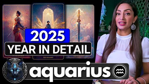 AQUARIUS ♒︎ "Your World Is About To Look Very Different Next Year!" 🐞 Aquarius Sign ☾₊‧⁺˖⋆