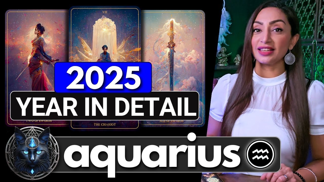 AQUARIUS ♒︎ "Your World Is About To Look Very Different Next Year!" 🐞 Aquarius Sign ☾₊‧⁺˖⋆