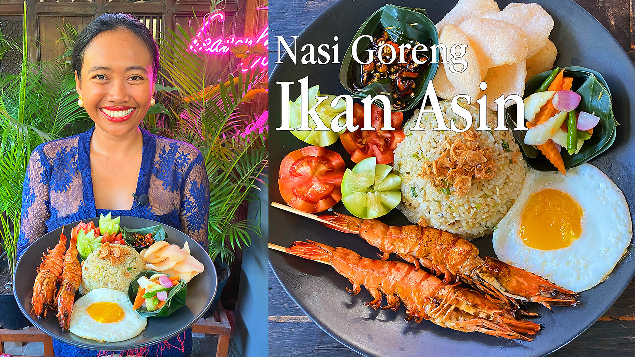 Nasi Goreng Ikan Asin, Indonesian style salted fish fried rice