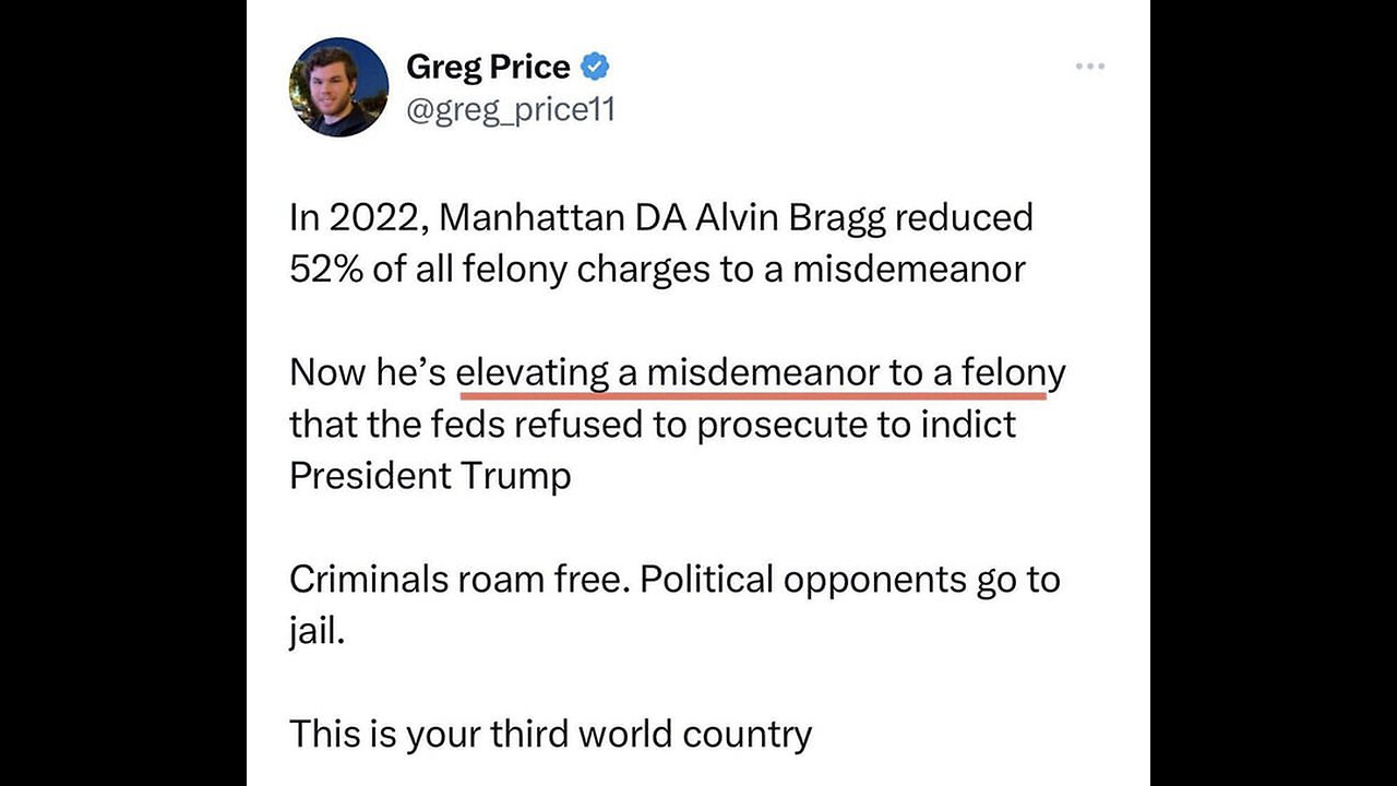 Alvin Bragg's office GUILTY of a felony!!! STRAIGHT TO PRISON!