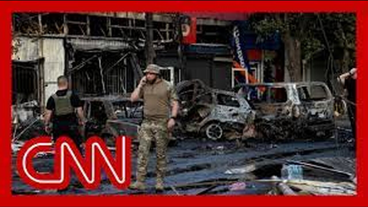 ‘Utter inhumanity’: Russian missile strikes shopping area in Ukraine