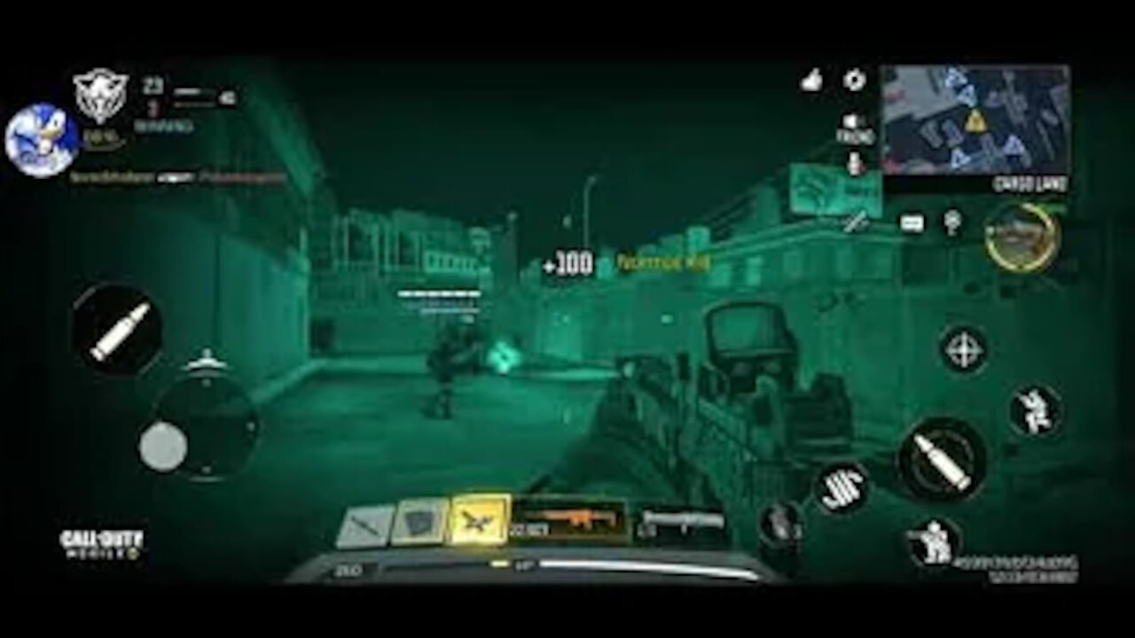 Using nightvision in dark mode for Call of Duty Mobile