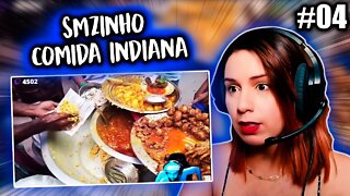 SMZINHO REAGINDO A COMIDA DE RUA INDIANA 04 - REACT