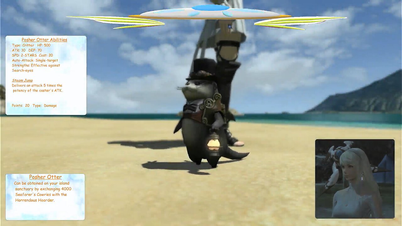 Final Fantasy 14: Endwalker, Posher Otter Minion