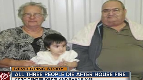 Young girl and her grandparents dead after house fire