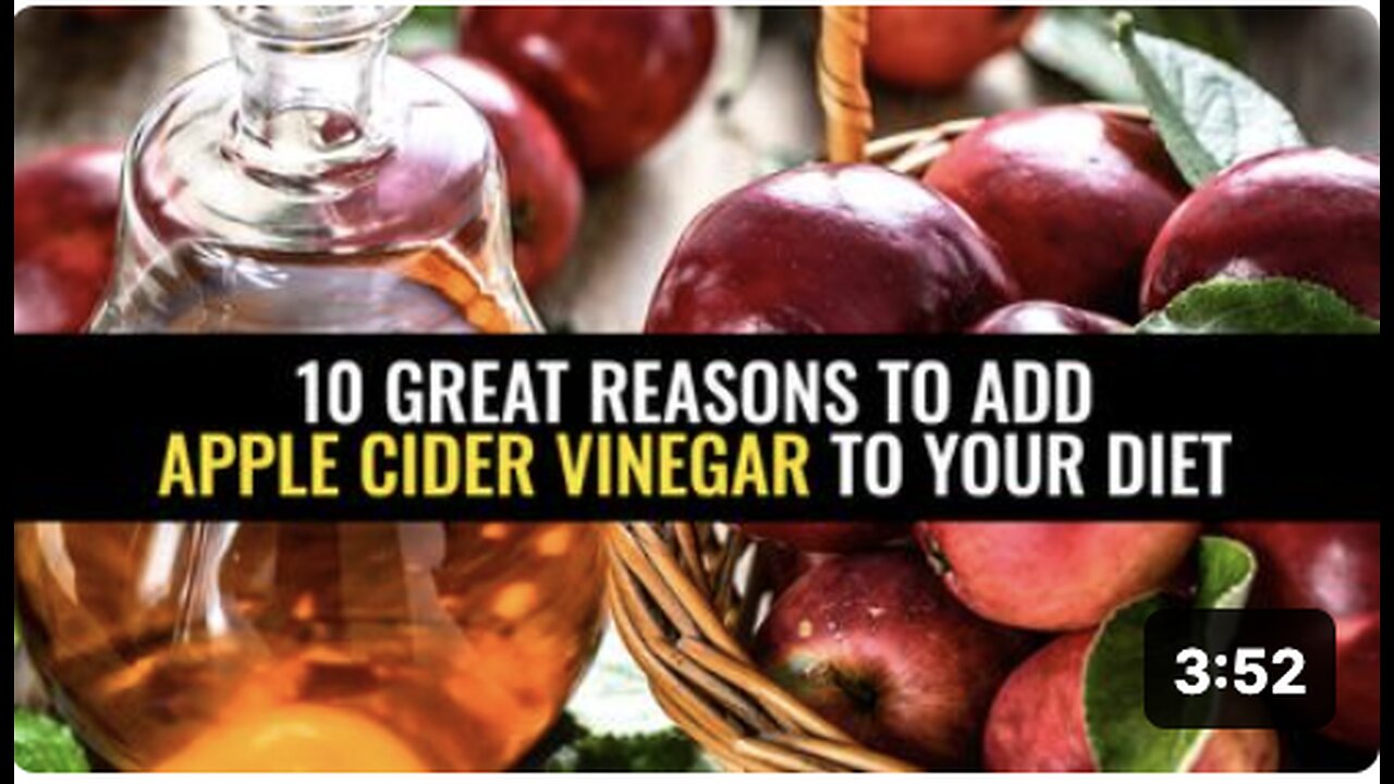 10 GREAT REASONS TO ADD APPLE CIDER VINEGAR TO YOUR DIET