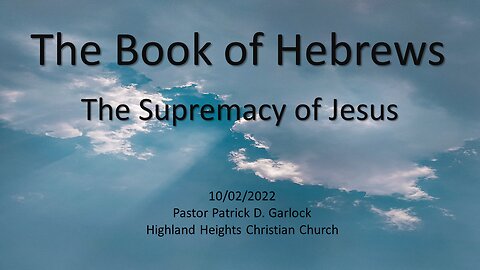 The Supremacy of Jesus