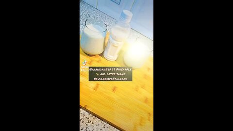 #ramadan#ramadanseries ep19# pineapple 🍍 and dates milkshake #alldone #fullrecipe#🥤🥤🤤