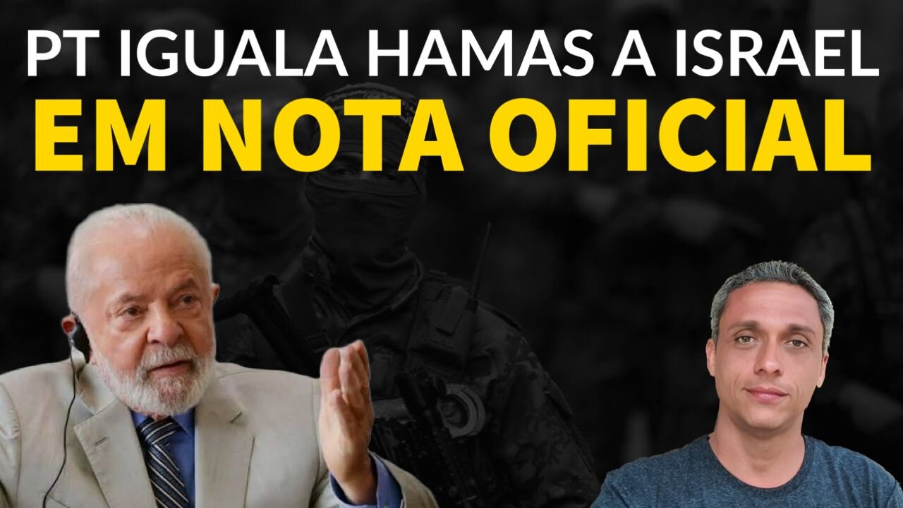 Enlouqueceram! - PT publica nota oficial em seu site igualando HAMAS a Israel.