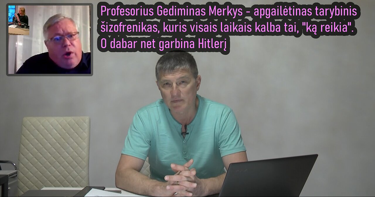 2023.10.25 - Atviras profesoriaus Gedimino Merkio nacizmas R. Janutienės laidoje