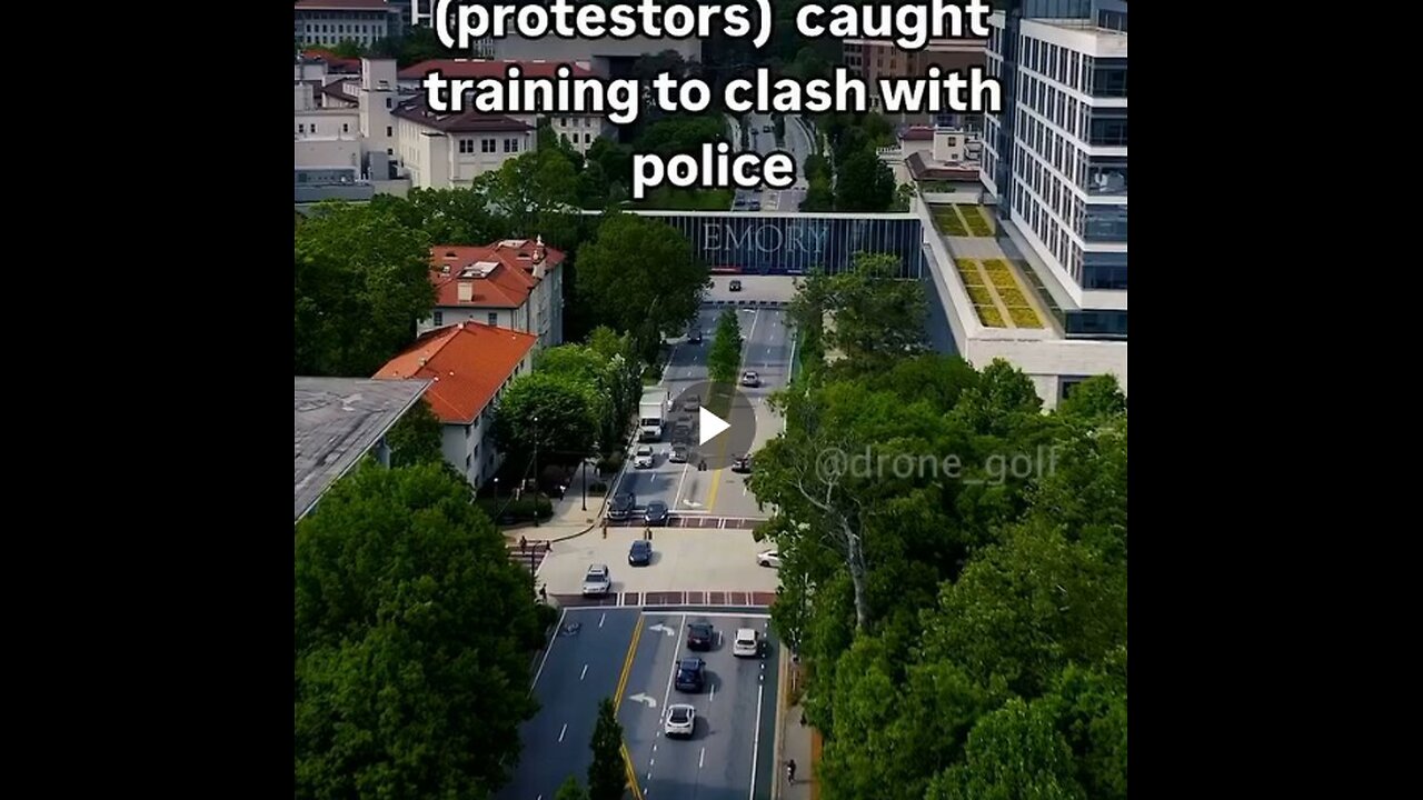 Emory University students in Georgia were filmed training to confront police during well-organized