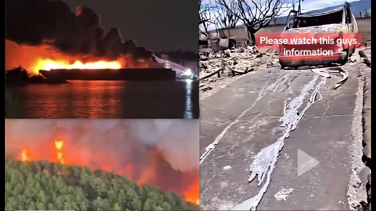 MASSIVE PLANT FIRE FL*WILDFIRES DEVASTATE TENERIFE*TRAFFFIC BLOCKED & MELTED METAL IN MAUI*TOXIC H2O