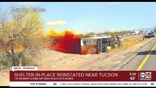 Shelter-in-place reinstated near Tucson