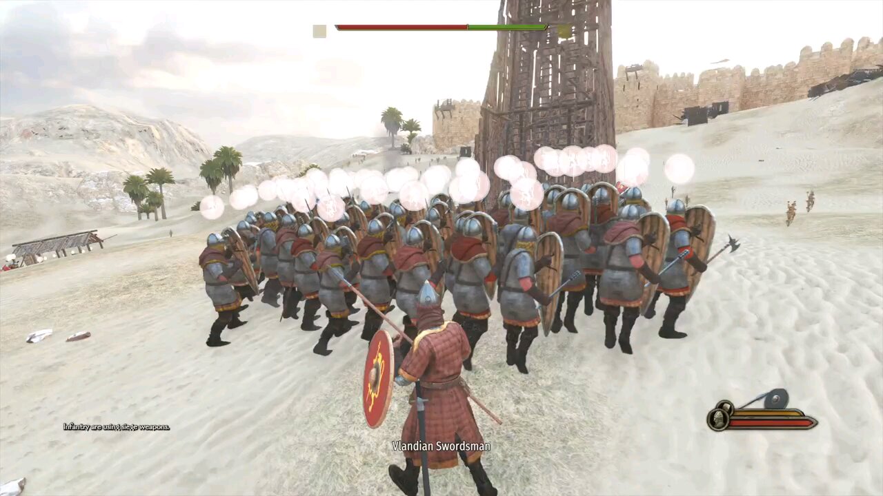 Bannerlord game custom siege battles.