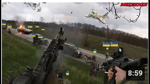 Ukrainian Soldiers Along With Armed Civilians Attacked The Ukrainian Army In KRASNOGOROVKA