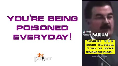 YOU'RE BEING POISONED EVERYDAY!