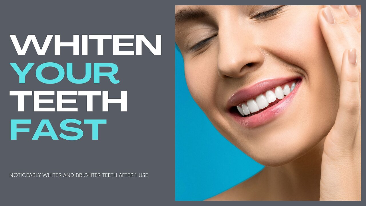 Fast way for whiten teeth