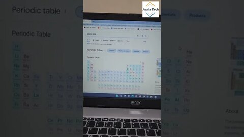 Google tricks no.109 (periodic table) #shorts #youtubeshorts
