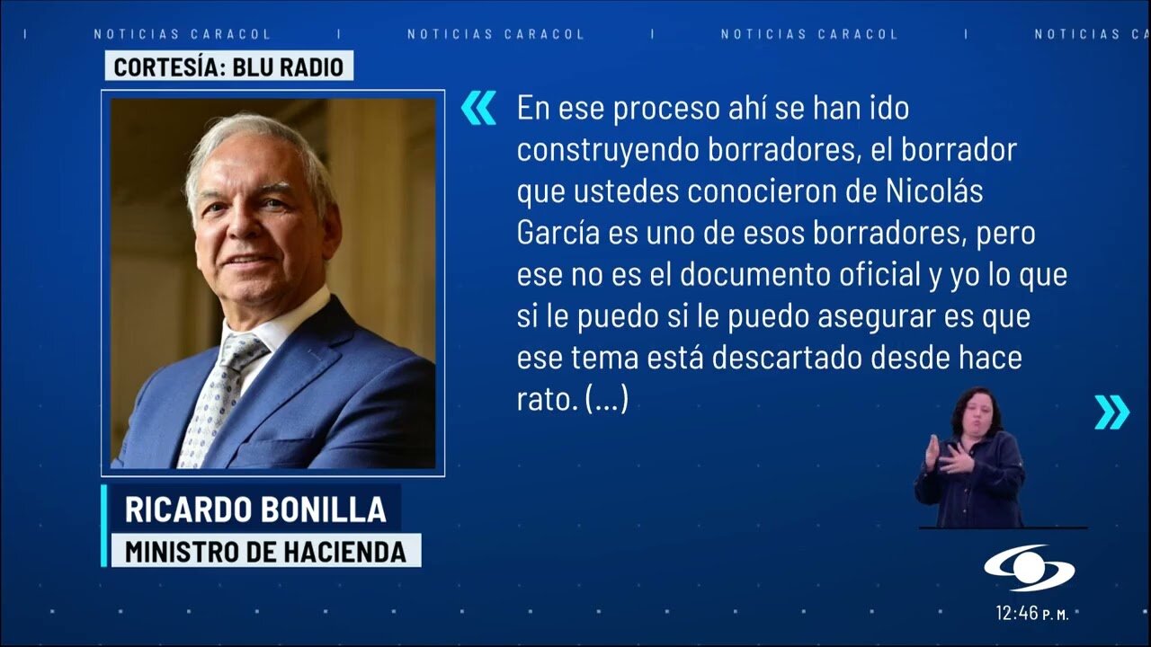 La propuesta del Gobierno de incrementar el 4x1000 fue descartada. ¿Por qué?