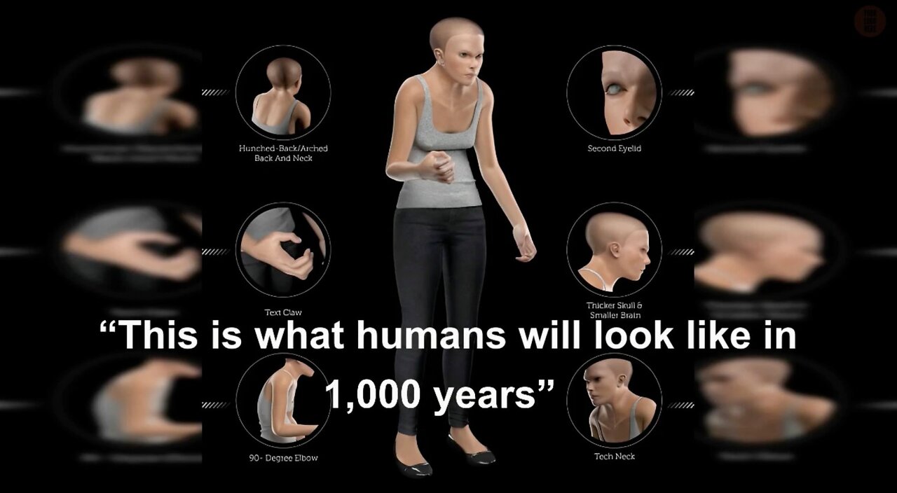 This is what humans will look like in 1000 years!