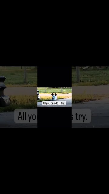 All that you can do is try. #problemsolving #rei #beblessedblessothers #reiguideservice