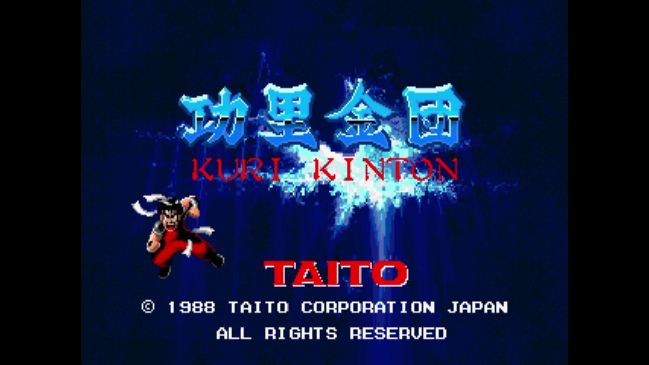 Kuri Kinton Arcade Game, Taito 1988, longplay