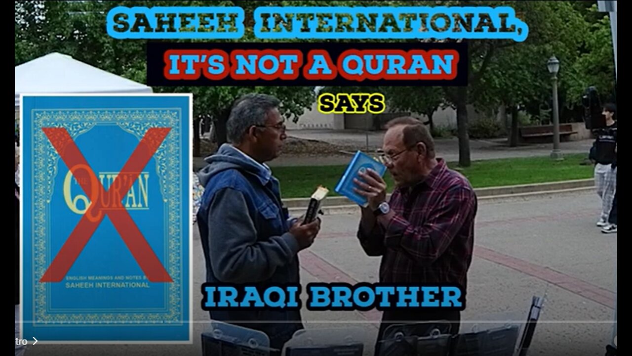 Iraqi Brother reveals shocking truth about the Quran'