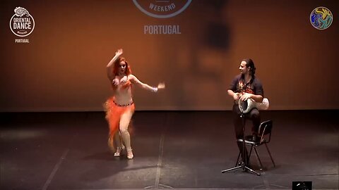 oxana bazaeva and Artem uzunov belly dance drum solo| darbuka tabla
