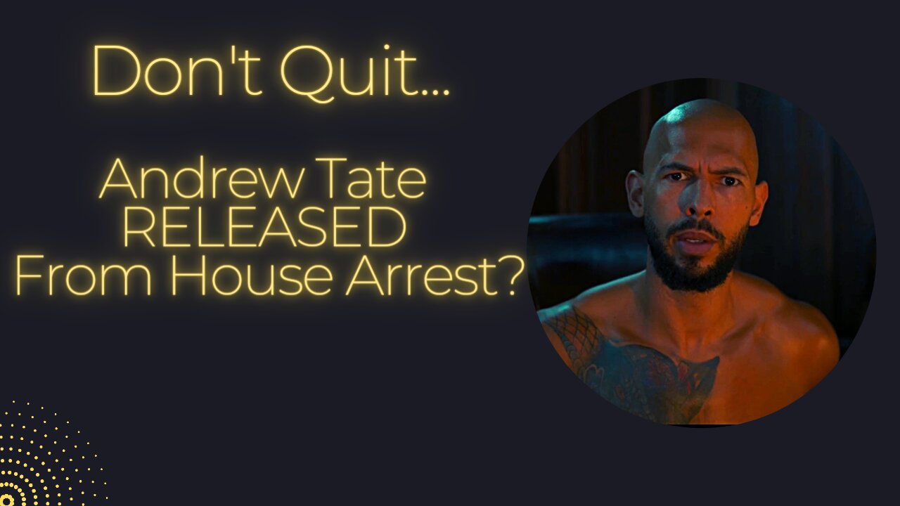 Is Andrew Tate RELEASED? From House Arrest #andrewtate