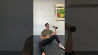 Weighted shoulder external rotation