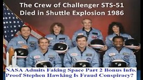 NASA Admits Faking Space Part 2 Bonus Proof Stephen Hawking Is A Fraud Conspiracy