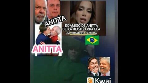 Veja no KWAI o que o Ex-amigo Patriota🇧🇷de 🌈ANITTA falou pra ela?🤷‍♂️ Veja link na descrição